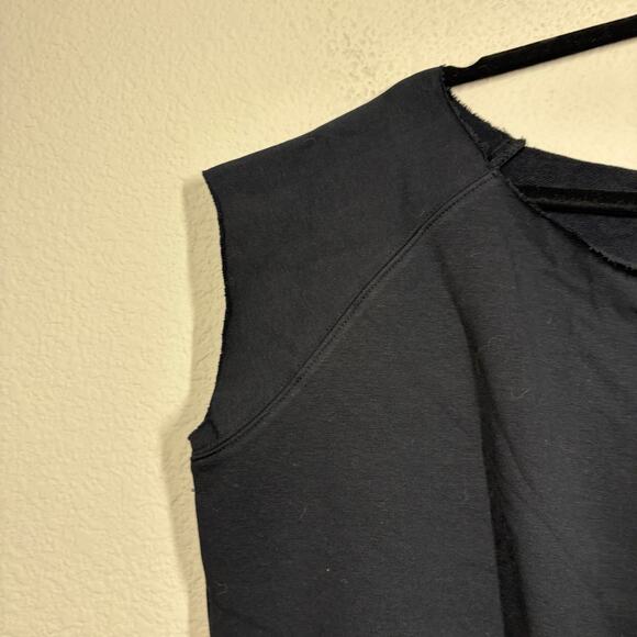 Tanya-B Womens Size Large Knit Tank Top Black Cotton Blend Sleeveless Stretch - Picture 7 of 8